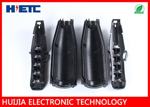 Weatherproof Fiber Optic Splice Enclosure For 1 - 1/4 Inch RF Cable Telecom
