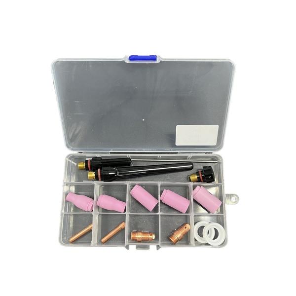 Pink 16PCS TIG Welding Torch Accessories for Long-Lasting 13N Series Ceramic