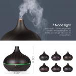150ml Wooden Aroma Diffuser Aromatherapy Essential Oil Diffuser, Cool Mist