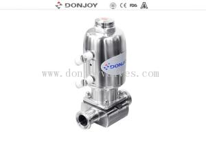 Wholesale Filling Sanitary Diaphragm Valve with Stainless steel actuator from china suppliers
