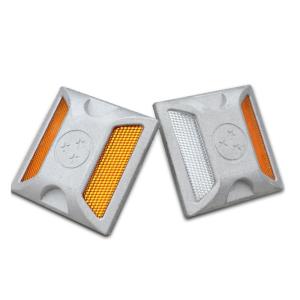 Wholesale Yellow Square Solar Ground Light Road Stud Made of Casting Aluminum Alloy Plastic from china suppliers