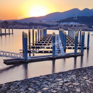 China Marine Aluminum Floating Dock Stable Movable Floating Pontoon Jetty on sale
