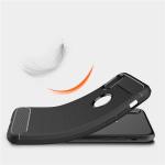 Best Buy New Ultra Slim Brush Carbon Fiber Soft TPU Phone Case Back Cover For