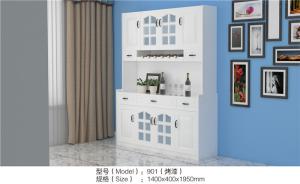 Wholesale MDF Painted Wine Hutch Cabinet Ample Storage Space from china suppliers