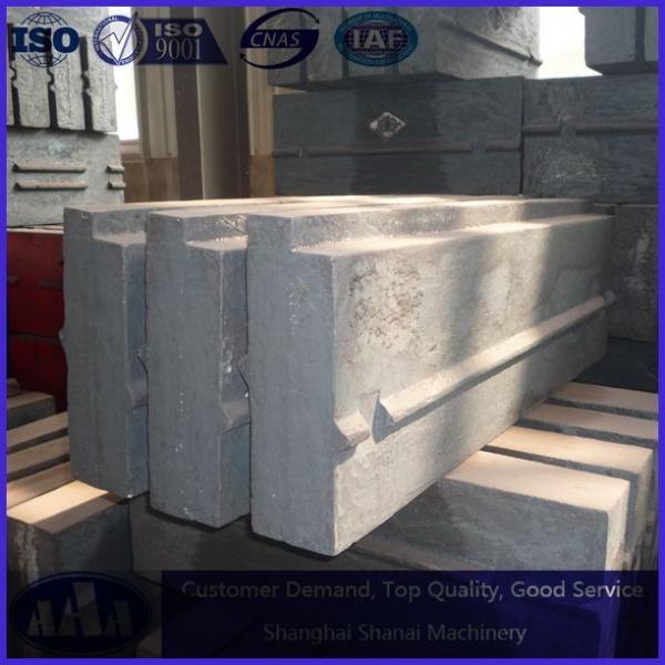 casting high chrome blow bars with edge for impact crusher wear parts impactor