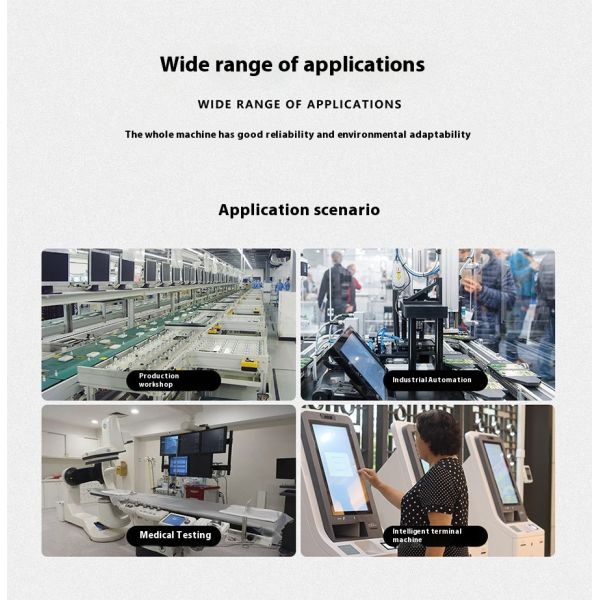 Custom All-In-One Industrial Tablet PC with Full Aluminum Enclosed Capacitive Screen Industrial Computer Accessory