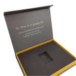 Paperboard Magnetic Giftcard Business NFC Vip Credit Card Packaging Box and