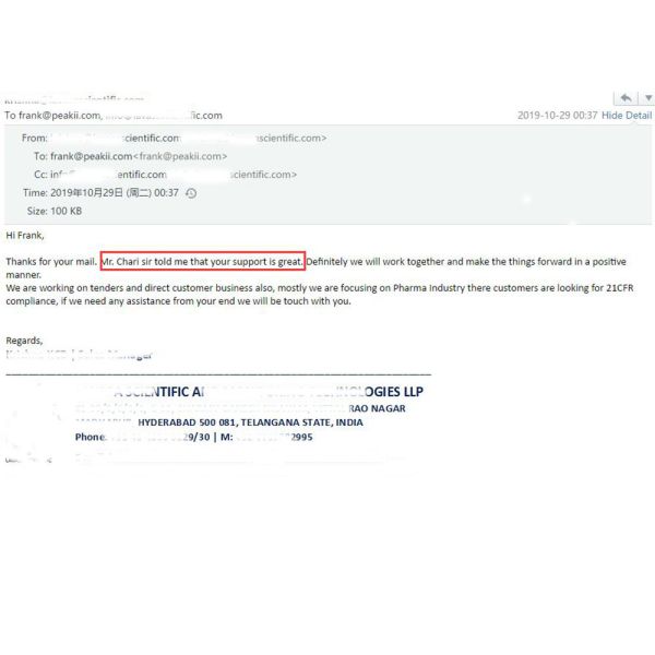 7 inch LCD Touch Screen Variable Spectral Bandwidth Spectrophotometer for Professional