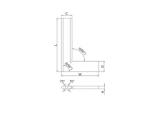 90 Degree Stainless Steel Beveled Edge Square With DIN 875 Grade 0