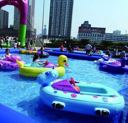 PVC Inflatable Toy Boat , Children Animal Bumper Boat for Water Game