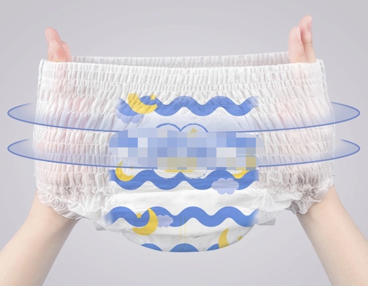 S M L XL Blue ADL Layer Eco Friendly Disposable Baby Nappies