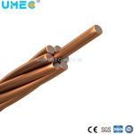 Round Wire Copper Clad Steel Wire for High Conductivity Overhead Transmission