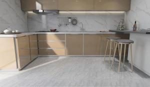 Wholesale Durable Gray 400x400mm Marble Look Matt Glazed Inside Ceramic Rustic Tile For Bathroom And Office from china suppliers