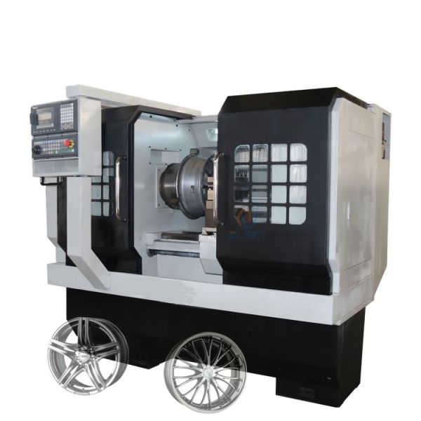 Car Alloy Wheel Rim Repair CNC Lathe Machine Railway Wheel Turning Lathe
