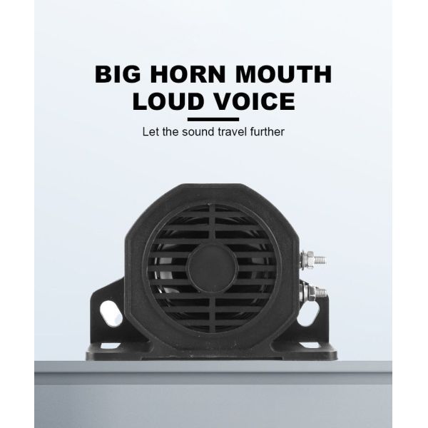 107dB 112dB Forklift Safety Warning Buzzer Horn 110V Truck Reversing Speaker Backup Alarm