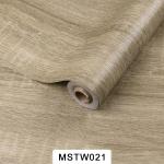 Commerce 10m Length Gray Color 3D Wood Grain Adhesive Wall Stickers Wallpaper