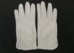 Micro Fiber Palm Anti Static Gloves 75D Non Toxic Materials With Polyester