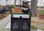 Custom Color Dustbin Shopping Centre Decorations Fiberglass Bear Statue