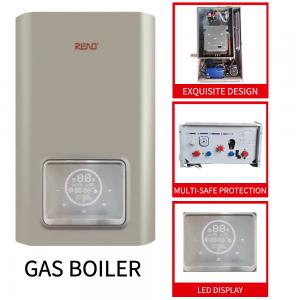 China Golden Gas Hot Water Heaters Gas Wall Mounted Heater Copper Heating Transfer on sale