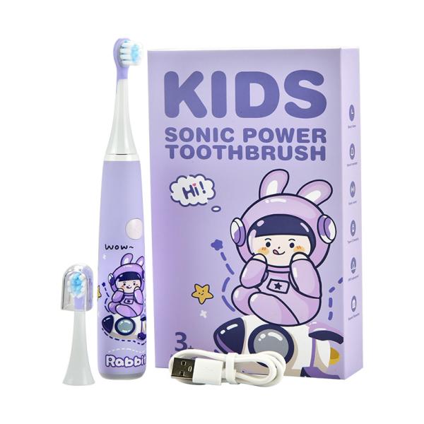 high quality Automatic Sonic Toothbrush Soft Bristles Cartoon Electric