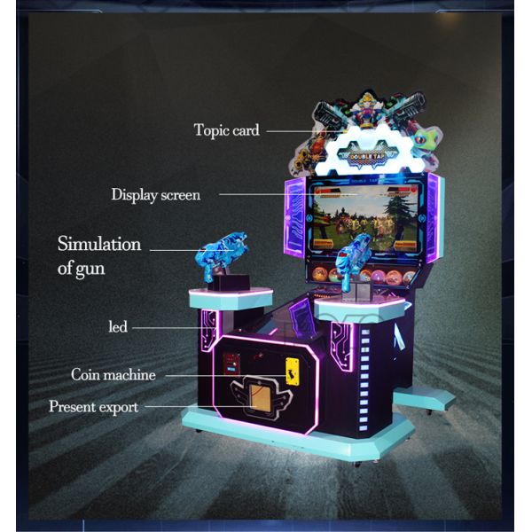 Kids Hunting Animal Video Gun Shooting Machine Multi Players