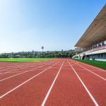 Eco Friendly Athletic Running Track Spray Coating System