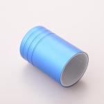 Aluminum Electroplated Perfume bottle Lids Caps with Custom Brand Printing