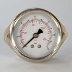50mm Stainless Steel Npt Pressure Gauge 12 Bar 160 Psi Axial Connection