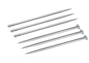 Wholesale Solar Energy Panel Mounting Metal Screw Piles , Q235B Residential Screw Piles from china suppliers