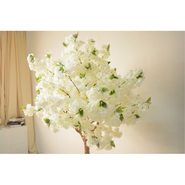 Anti - UV Tree Wedding Centerpieces Decorative Plastic Trunk Garden Landscaping Fake Cherry Blossom Flower Tree