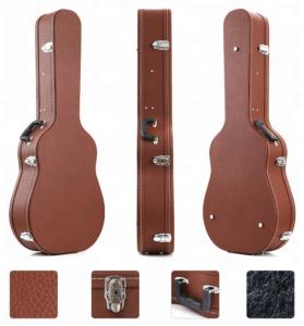 Wholesale PVC Leather Wooden Guitar Case Classical Guitar Hard Case Customized Logo from china suppliers