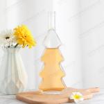 200ml Clear Aroma Diffuser Bottles for Christmas Decorations Gin Glass Body