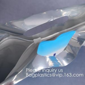 Wholesale Slider Zipper Handle Foil Thermal Cooler Bag, Reusable Insulated, Refrigerated Tote, Aluminum Foil, EPE Foam from china suppliers