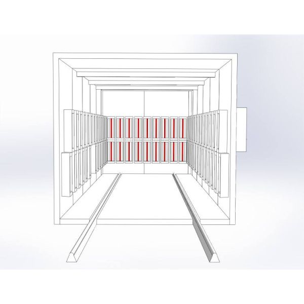 Customizable Color With Floor Rail Coating Line For Construction Works