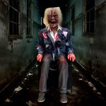 Pneumatic Haunted House Props Realistic Animated Horror Props Monster Model