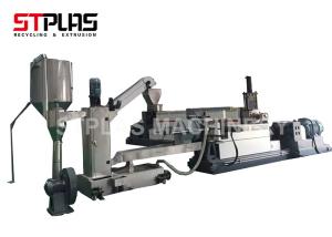 Wholesale Crushed film bag material pelletizer machine, Trash can crushed material recycling granulation line from china suppliers
