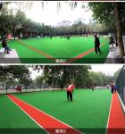 Outdoor Garden Artificial Grass / Fake Grass Front Garden 35mm Height V Shape