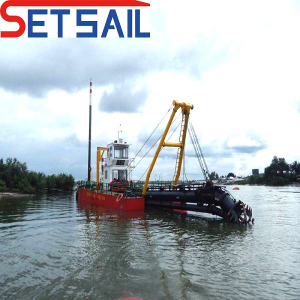 Low Price China 16inch Cutter Suction Dredger with Anchor Boom