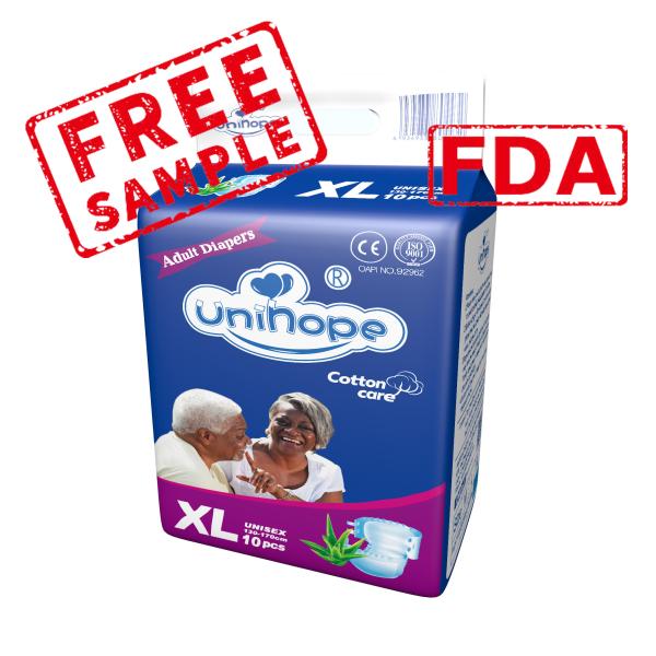Paralyzed Patients Adult Diaper with Breathable PE Film Backsheet and Customized