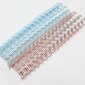 Wholesale Rainbow Double Metal Spiral Binding Wire With Electroplating from china suppliers